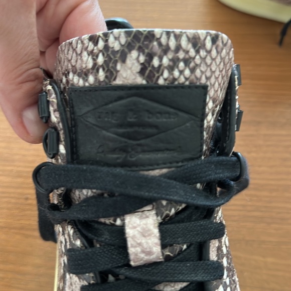 Rag & Bone faux snake high top sneakers. Size 11. - Picture 3 of 4
